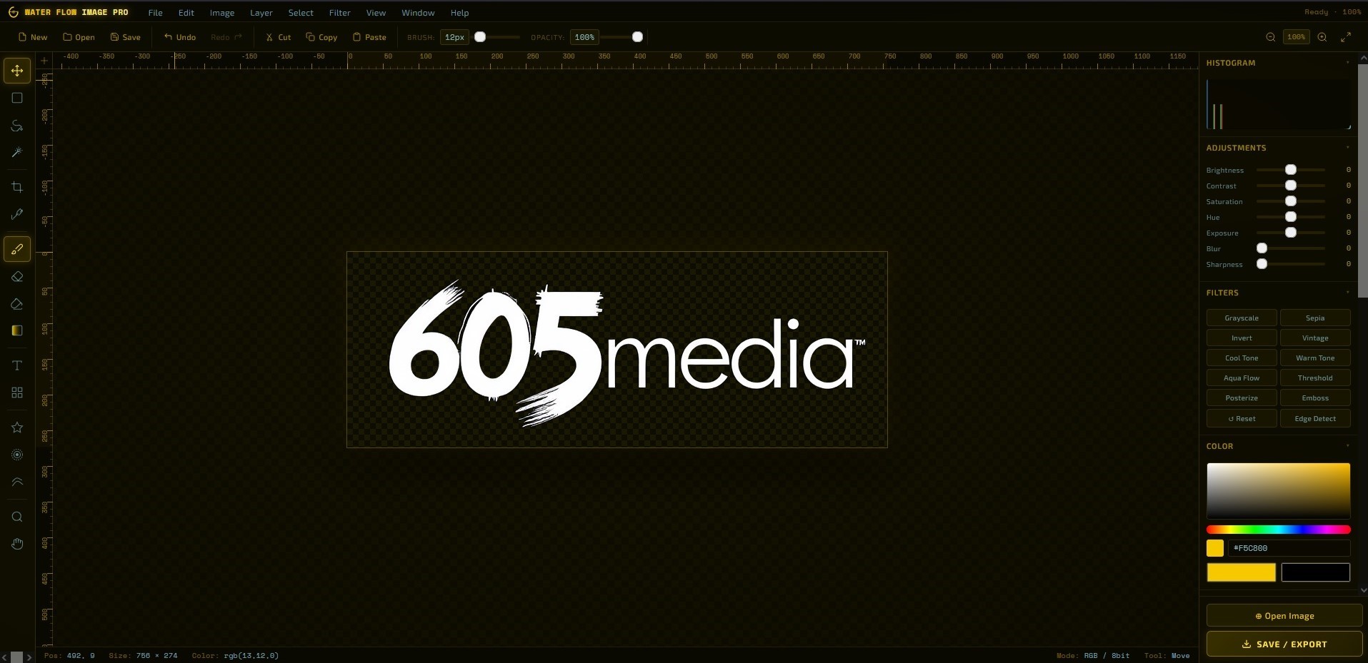 Water Flow Image Pro